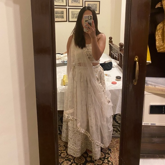 Pastel Pink Lehenga Choli Set - Picture 2 of 6